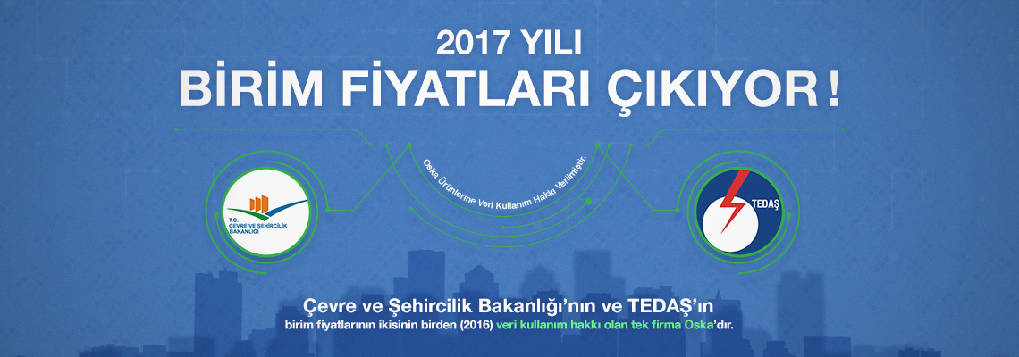 2017 Yılı İnşaat ve Tesisat Birim Fiyatları Çıkıyor! PT