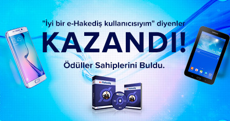 "İyi bir e-Hakediş kullanıcısıyım" diyenler kazandı! F