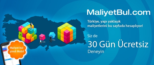 MaliyetBul 30 Gün Ücretsiz