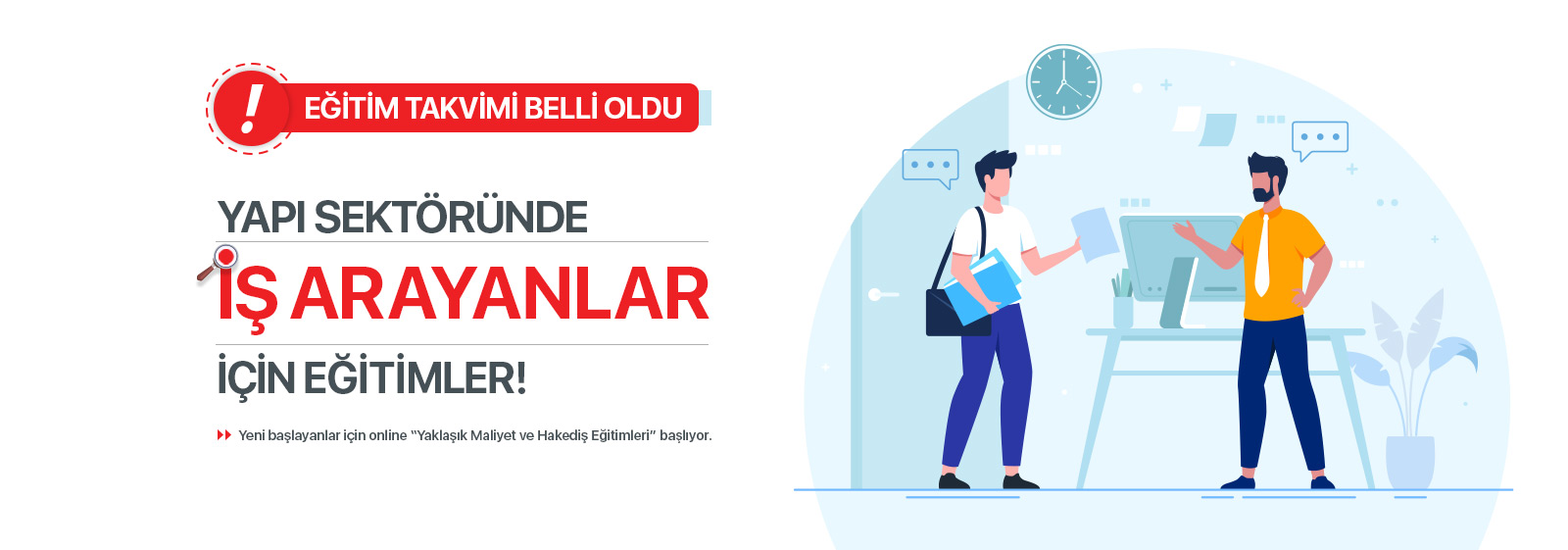 Yapı Sektörü İş Arayanlar Eğitim Takvimi Haber Liste