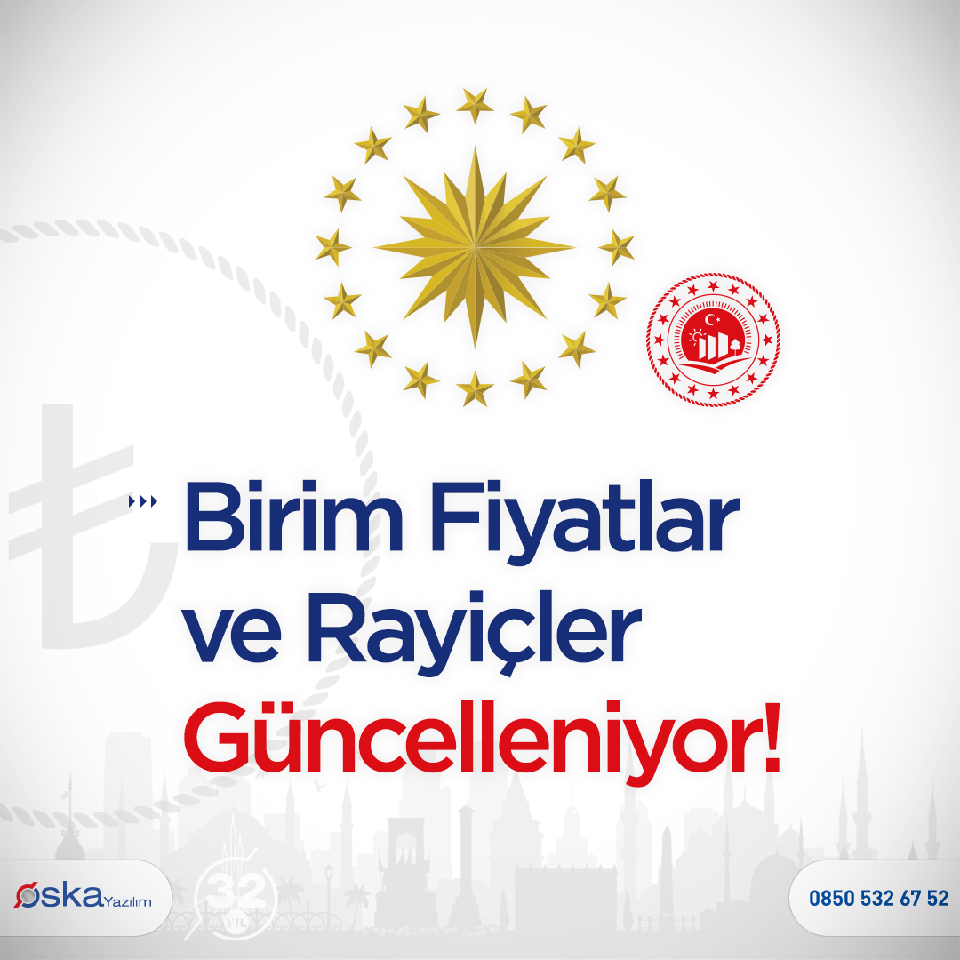 Birim Fiyatlar ve Rayiçler Güncelleniyor Instagram