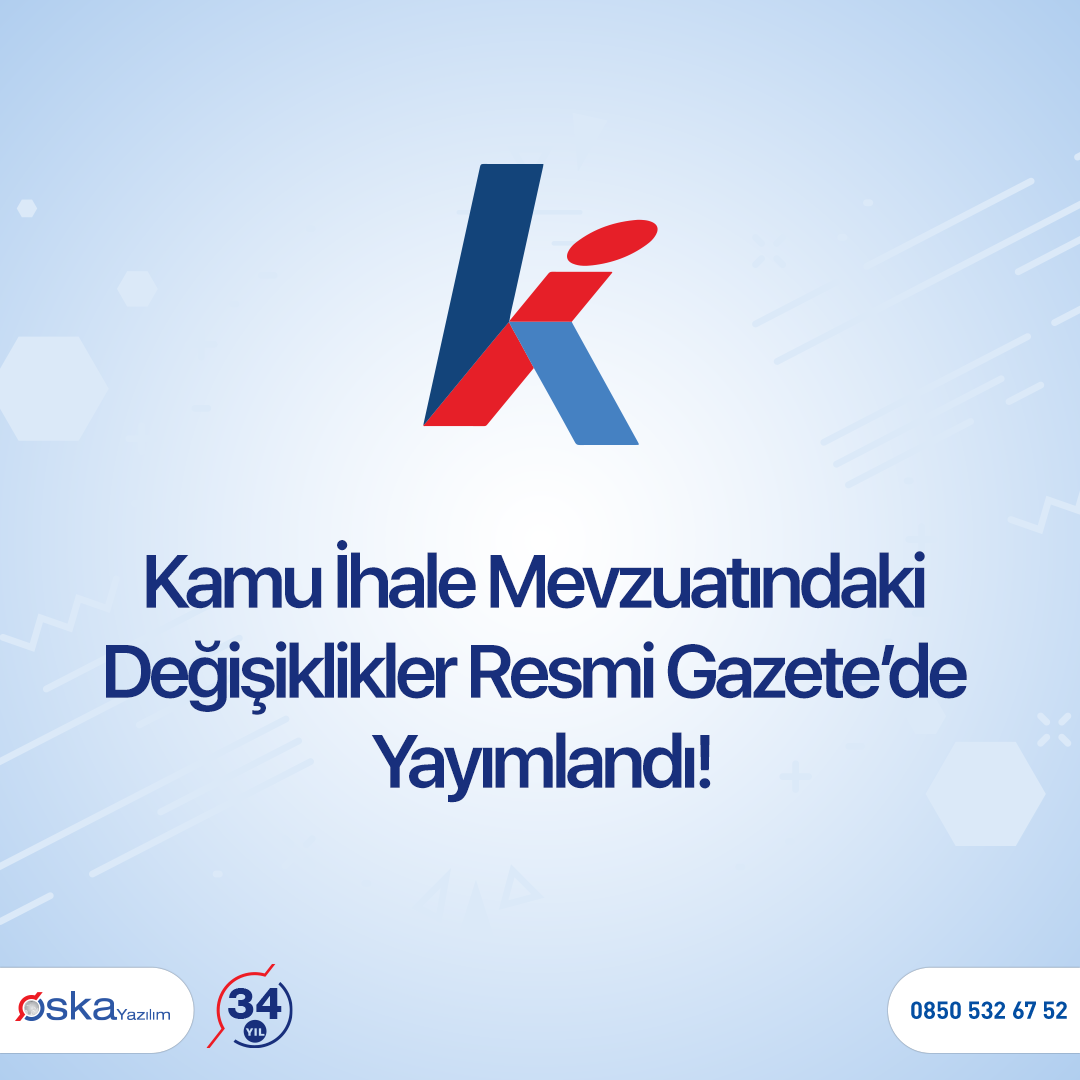 Kamu İhale Mevzuatındaki Değişiklikler Resmi Gazete’de Yayımlandı! instagram
